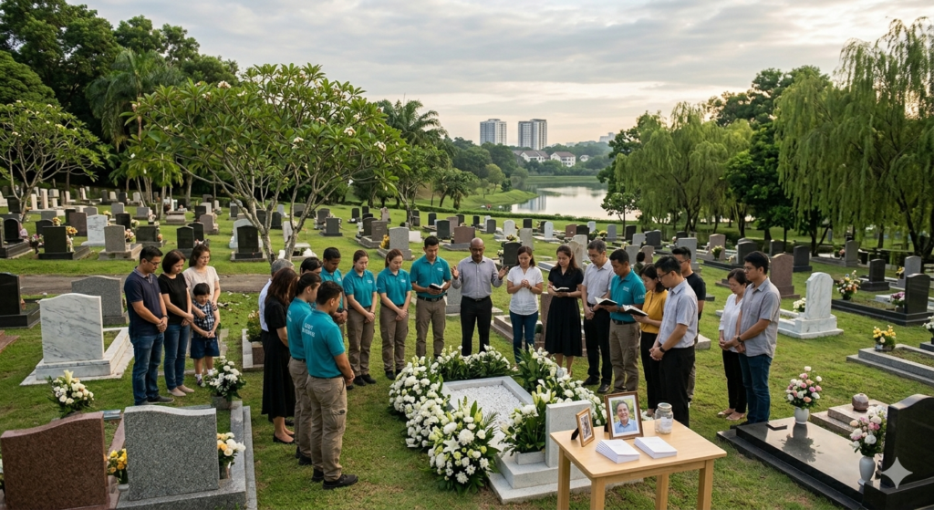Before and on 100 days after the passing of a loved one